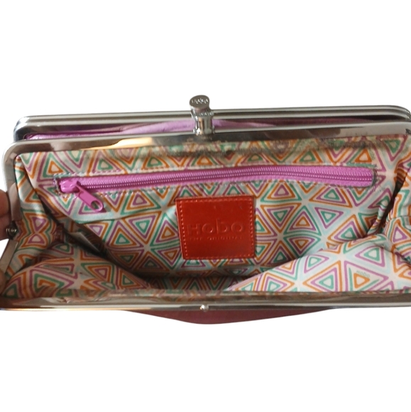 Hobo Purple/Pink Lauren Clutch Wallet Organizer - Picture 5 of 12